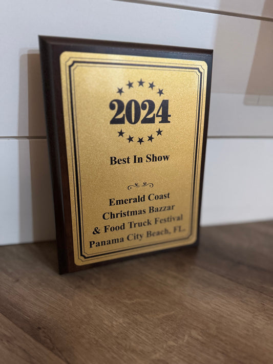 Engraved Awards & Plaques