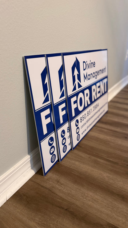 Custom Yard Signs | Corrugated Plastic Signs for Business, Real Estate & Events