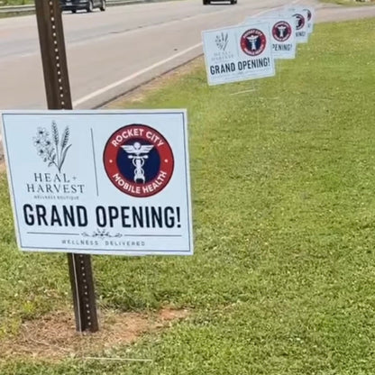 Custom Yard Signs | Corrugated Plastic Signs for Business, Real Estate & Events
